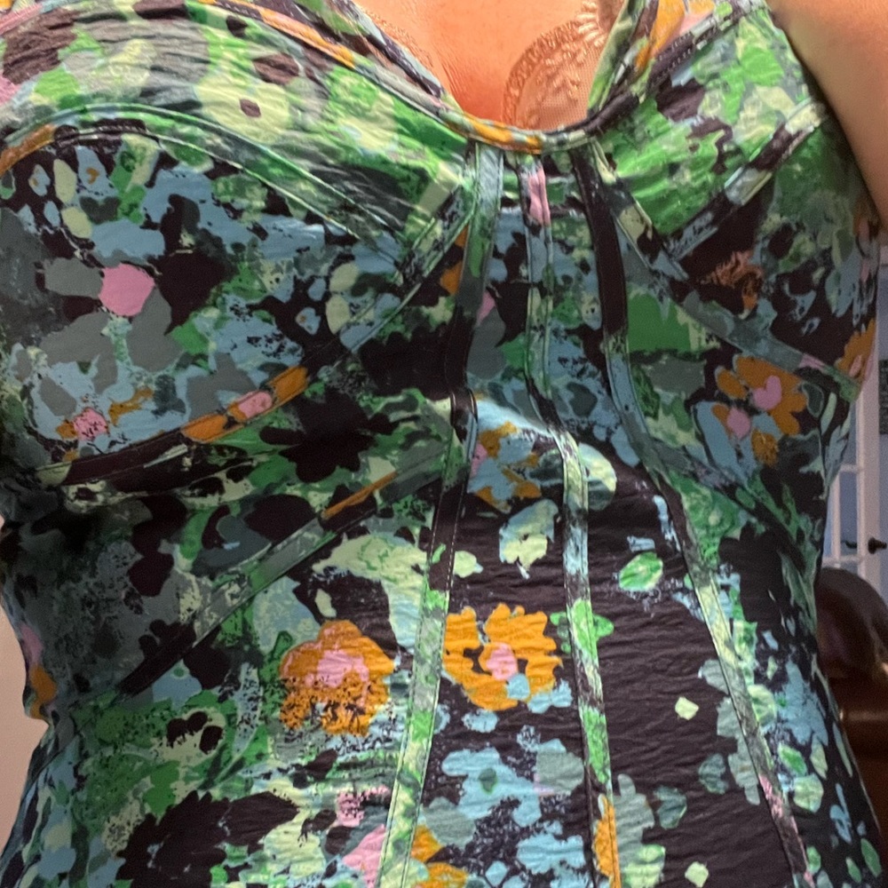 ✨HP✨ ANTHROPOLOGIE CORSET MINI DRESS (12) - Picture 7 of 17